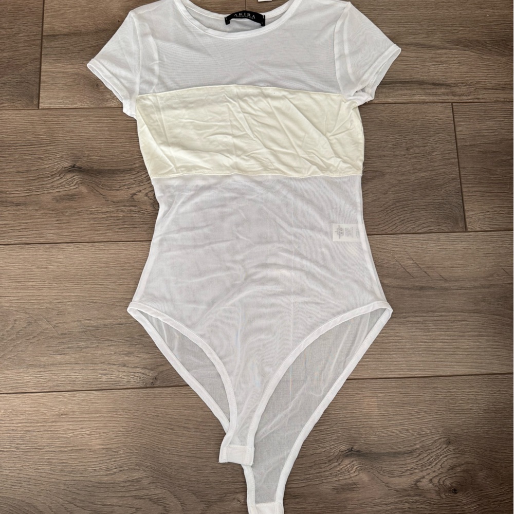White Akira body suit